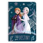 SPIRAL NOTEBOOK A4 2SUBS 60SH FROZEN 2 2DESIGNS