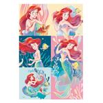 Σχολικό Σετ Disney Princess Ariel 7 Τμχ. με Pvc Τσαντάκι