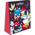 ΣΑΚΟΥΛΑ ΔΩΡΟΥ ΧΑΡΤΙΝΗ 18Χ11Χ23 MICKEY/MINNIE ΜΕ FOIL 2ΣΧ