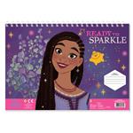 PAINTING BLOCK WISH 23X33 40SH  STICKERS-STENCIL-2 COLORING PG  2DESIGNS.