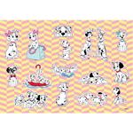 PAINTING BLOCK 101 DALMATIANS 23X33 40SH  STICKERS-STENCIL-2 COLORING PG  2DESIGNS.