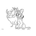 PAINTING BLOCK LION KING 23X33 40SH  STICKERS-STENCIL-2 COLORING PG  2DESIGNS.