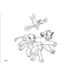 PAINTING BLOCK LION KING 23X33 40SH  STICKERS-STENCIL-2 COLORING PG  2DESIGNS.