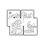 ART SET WITH SHAPED FOILBAG LILO & STICH