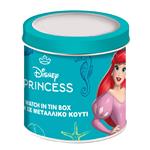 Ρολόι Χειρός Disney Princess Ariel Αναλογικό σε μεταλλικό κουτί