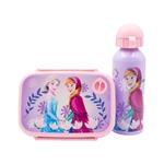 Σετ Φαγητού Disney Frozen Φαγητοδοχείο 800ml-Παγούρι Αλουμινίου 500ml