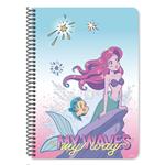 SPIRAL NOTEBOOK 17X25 2SUBS 60SH  ARIEL 2DESIGNS