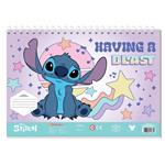 PAINTING BLOCK DISNEY STITCH 23X33 40SH  STICKERS-STENCIL-2 COLOR PG  2DESIGNS 1