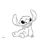 PAINTING BLOCK DISNEY STITCH 23X33 40SH  STICKERS-STENCIL-2 COLOR PG  2DESIGNS 1