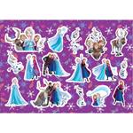 PAINTING BLOCK FROZEN 23X33 40SH  STICKERS-STENCIL-2 COLORING PG  2DESIGNS 2