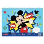 PAINTING BLOCK MICKEY 23X33 40SH  STICKERS-STENCIL-2 COLORING PG  2DESIGNS