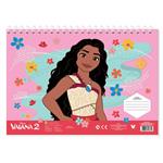 PAINTING BLOCK 23X33 40SH STICKERS VAIANA 2