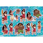 PAINTING BLOCK 23X33 40SH STICKERS VAIANA 2