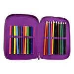 School Pencil Case Double Filled Disney Minnie Mouse Love Must Team