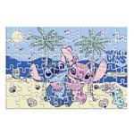 PUZZLE 60PCS 2IN1 IN METALLIC BALL 35,5X24CM STITCH