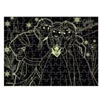 PUZZLE 100PCS 48Χ34CM GLOW IN THE DARK FROZEN
