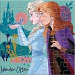 PUZZLE 42PCS 42X42CM FROZEN