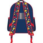 BACKPACK 27X10X31CM 2CASES MICKEY BLUE