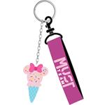 BACKPACK 27X10X31CM 2CASES MINNIE MOUSE PINK