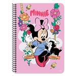 SPIRAL NOTEBOOK 17X25CM 2SUBS 60SH MINNIE 2DESIGNS