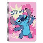 SPIRAL NOTEBOOK 17X25CM 2SUBS 60SH  LILO & STITCH 2DESIGNS