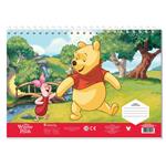 PAINTING BLOCK 23X33CM 40SH  STICKERS-STENCIL-2 COLORING PG  2DESIGNS WINNIE THE POOH