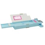 PENCIL CASE WITH MAGNETIC 26X9X3,2CM STITCH BLUE