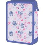 DOUBLE DECKER PENCIL CASE FILLED 15X5X21CM STITCH & ANGEL OHANA