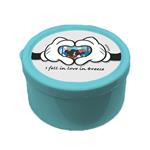 SNACK BOX PP 130ML & WATER CANTEEN STAINLESS STEEL 500ML SET I FELL IN LOVE IN GREECE MICKEY