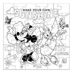 COLORING PUZZLE 36PCS 22x20,5x5CM MINNIE