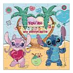 COLORING PUZZLE 36PCS 22x20,5x5CM STITCH