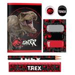 STATIONERY SET IN PVC BAG JURASSIC