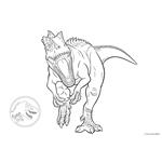 PAINTING BLOCK 23X33CM 40SH  STICKERS-STENCIL-2 COLORING PG  2DESIGNS JURASSIC