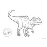 PAINTING BLOCK 23X33CM 40SH  STICKERS-STENCIL-2 COLORING PG  2DESIGNS JURASSIC