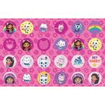 PAINTING BLOCK 23X33CM 40SH STICKERS-STENCIL-2 COLORING PG  2DESIGNS GABBYS DOLLHOUSE