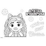 PAINTING BLOCK 23X33CM 40SH STICKERS-STENCIL-2 COLORING PG  2DESIGNS GABBYS DOLLHOUSE