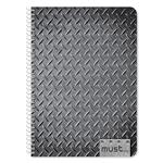 SPIRAL NOTEBOOK A4 3Θ 90SH METAL MUST