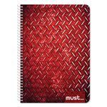 SPIRAL NOTEBOOK A4 3Θ 90SH METAL MUST