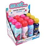 WATER CANTEEN 500ML ALUMINUM 6,5X21 MUST 4DESIGNS GIRL