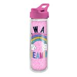 WATER CANTEEN 450ML 7,1x27,3 MUST 4DESIGNS GLITTER