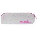 SILICONE PENCIL POUCH 20X5X6 MUST FOCUS CONFETTI 4COLORS