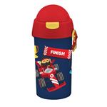 WATER CANTEEN 500ML PP WITH STRAW 9X19 MUST 4DESIGNS BOY