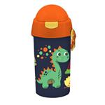 WATER CANTEEN 500ML PP WITH STRAW 9X19 MUST 4DESIGNS BOY