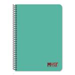 SPIRAL NOTEBOOKS A4 2SUBS 60SH MONOCHROME MUST 4COLORS