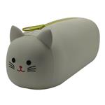 SILICONE PENCIL POUCH MUST TEAM 20X5X6 CATS 4COLOURS