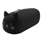 SILICONE PENCIL POUCH MUST TEAM 20X5X6 CATS 4COLOURS