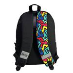 BACKPACK MUST TEAM ECLIPSE 32X17X42 4CASES COLOURFULL ABSTRACT