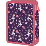 DOUBLE DECKER PENCIL CASE FILLED MUST TEAM 15X5X21 I LOVE BALLET