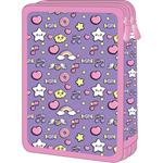 DOUBLE DECKER PENCIL CASE FILLED MUST TEAM 15X5X21 SO CUTE