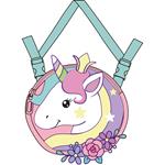 BACKPACK MUST TEAM 28X17X33 1CASE WITH DETACHABLE WAIST AND SHOULDER BAG UNICORN